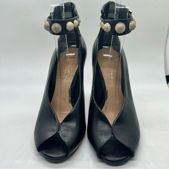 VC JOHN CAMUTO studded peep toe HEELS - Picture 1 of 8